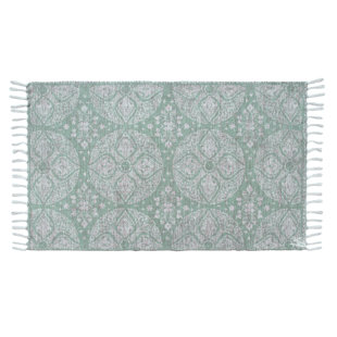Hand Tufted Boho Accent Rug with Tassels