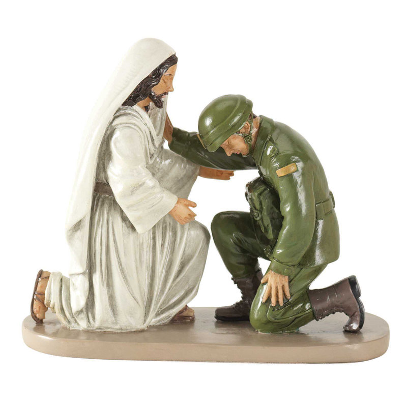Figurine Jésus et soldat