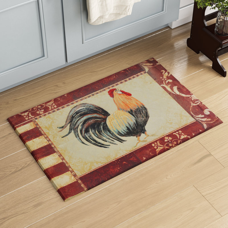 Mikaela Modern Farmhouse Anti-Fatigue Non-Skid Kitchen Mat, 2' x 3'