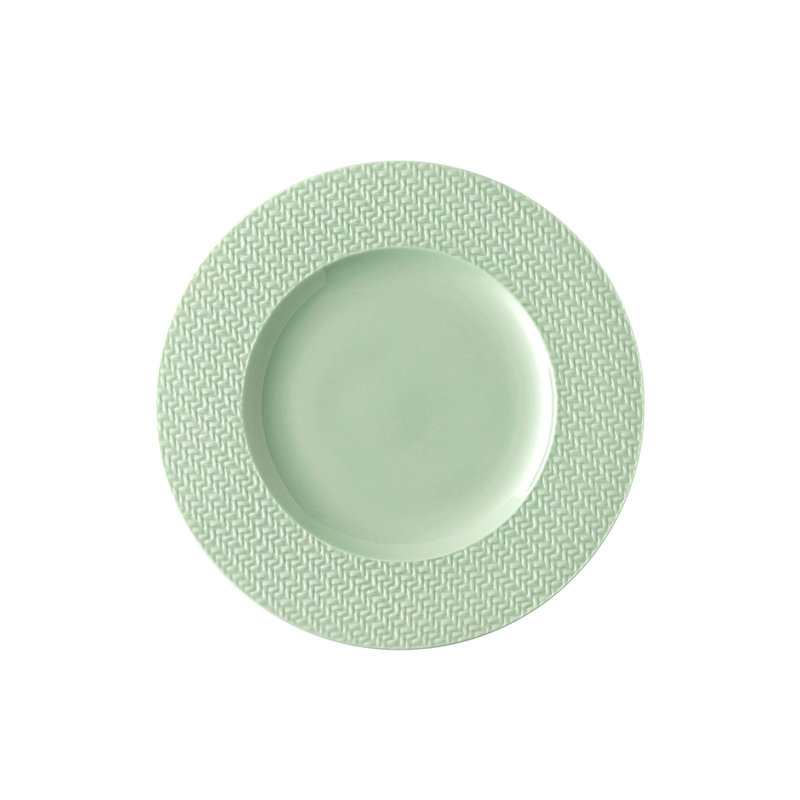 Kumi Porcelain Bread And Butter Plate, Mint
