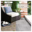 30 tuiles de terrasse en bois d'acacia emboîtables, 12 po x 12 po - Revêtement de sol extérieur imperméable pour terrasse, balcon, bord de piscine
