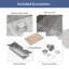 36 Farmhouse Sink Workstation - 36*21*9 Inch Kitchen Sink Stainless Steel 16 Gauge Apron Front Kitchen Sink