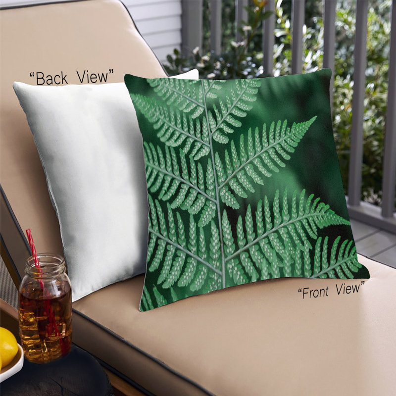 Coussin Plants Leaves 56, Microsuède