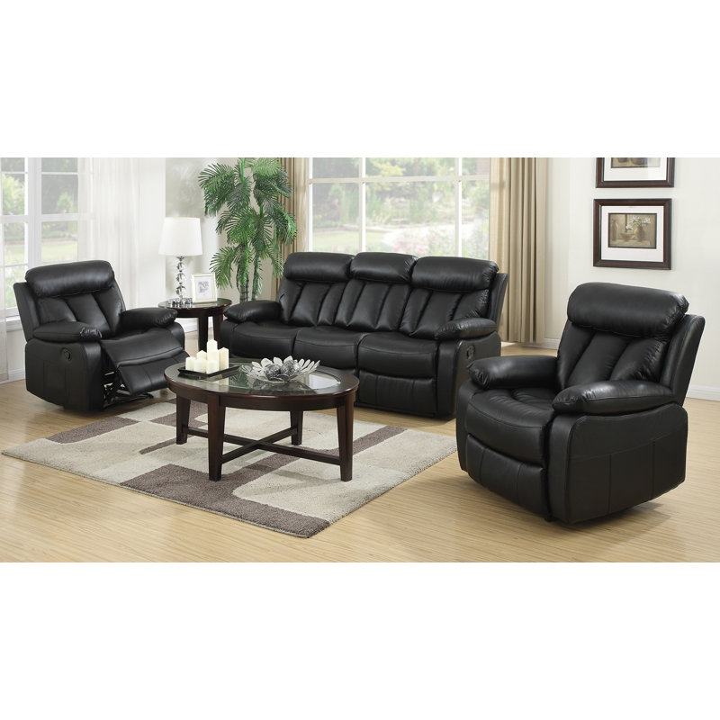 Sinay Faux Leather Upholstered Manual Recliner
