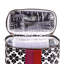 Lunch Tote, Black Spade Flower 