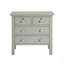 4-Drawer Storage Nightstand - Antique Grey-1239989041