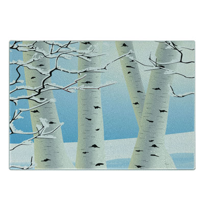 Planche à découper Ambesonne Winter
