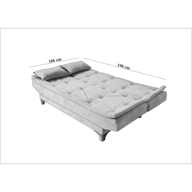 Ensemble de salon inclinable 2 pièces Sutton, 100% coton bleu foncé