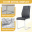 Ensemble de table et de chaises. Table en verre trempé de 71 po x 35,4 po-27774222-27774223-27774210