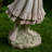 Girl Holding Butterfly Lighted Garden Statue Solar Powered LEDs