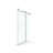 Frameless Soft-Closing Single Sliding Shower Door, 3/8" (10Mm) Tempered Glass With Easy-Cleaning Coating-115606744
