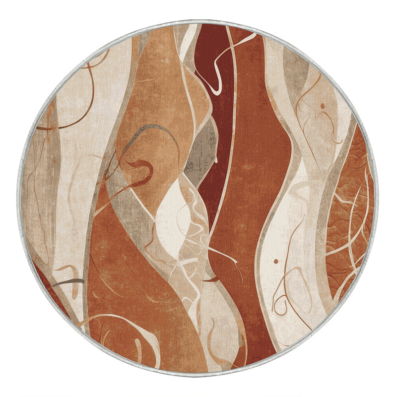 Glimmer Trail Rug, Round 4'