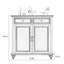 Banc de rangement en bois massif pour chaussures noir