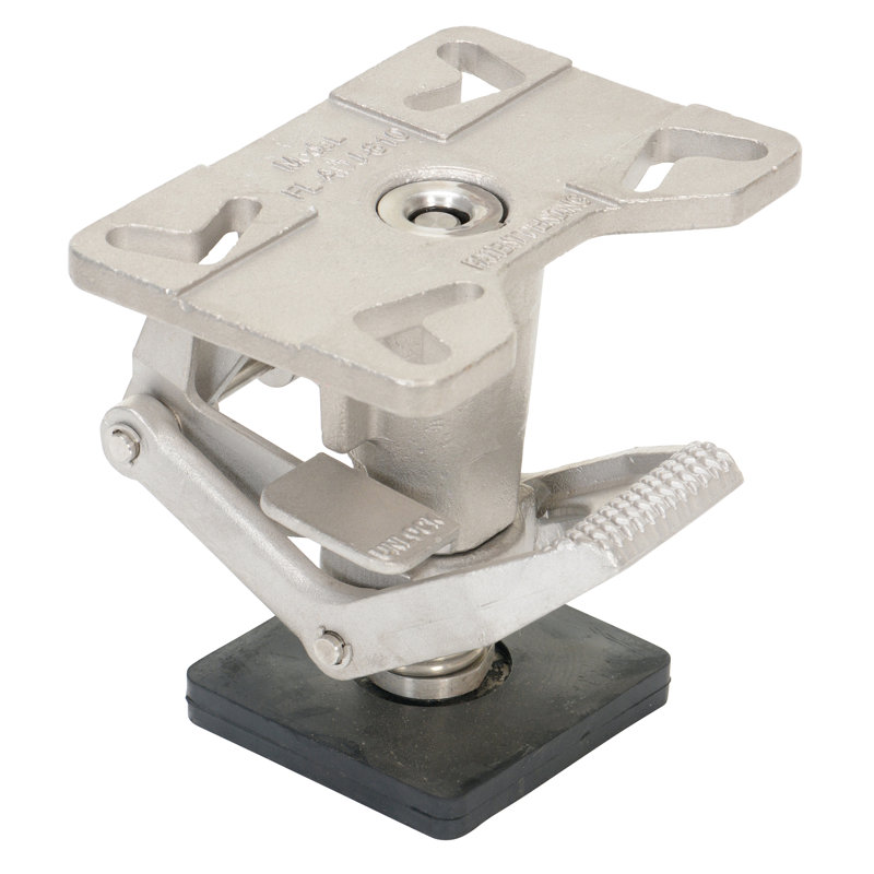 Floor Lock, 11.5" H x 6.69" W x 6.5" D, White