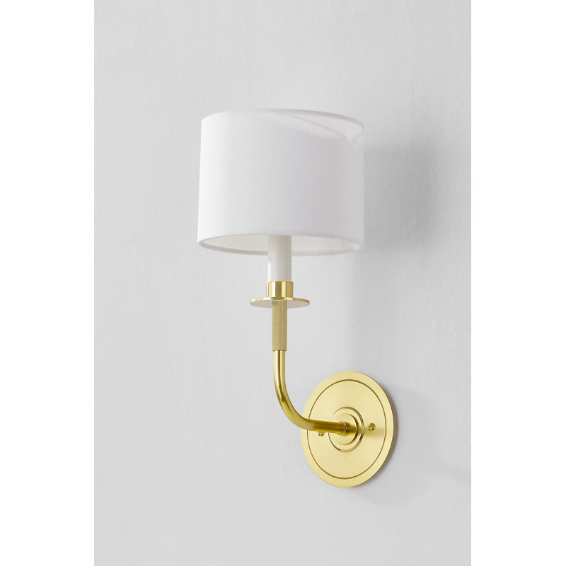 Paramus 1 Light Wall Sconce, Antique Brass, 10.25" H x 11.75" W x 11.75" D