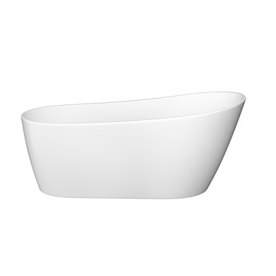 59'' x 31'' Freestanding Soaking Acrylic Bathtub
