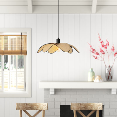 Luminaire suspendu 19 po Hargrove Wavy Beachy