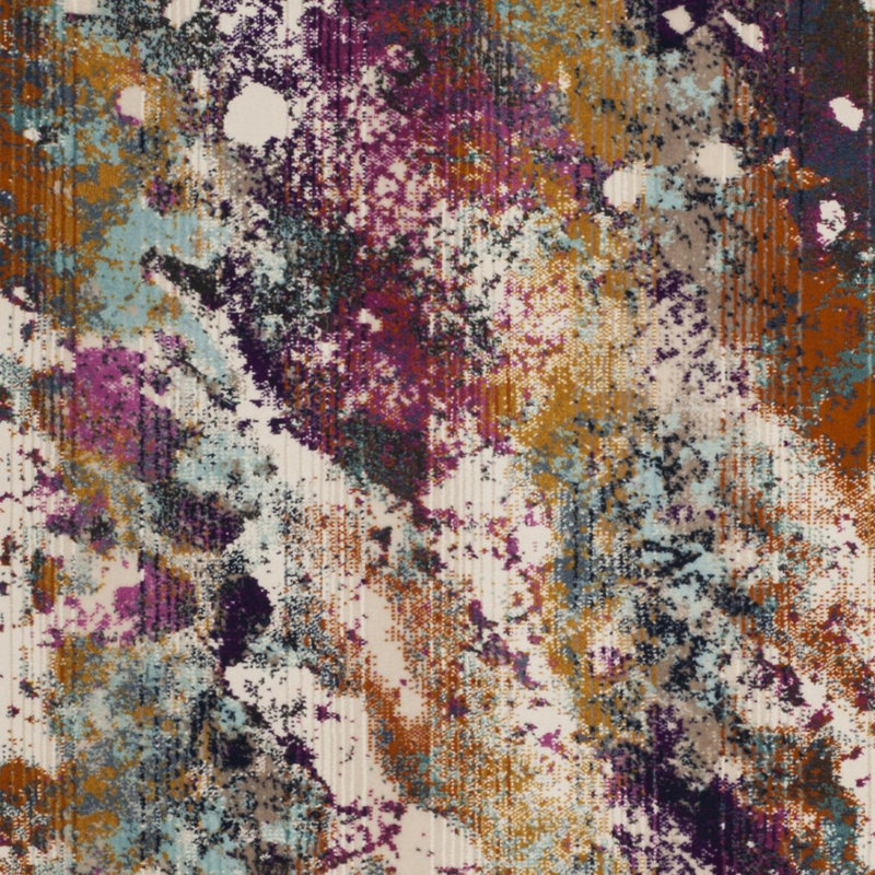Damon Performance Abstract Rug, Rectangle 3'3" x 5'