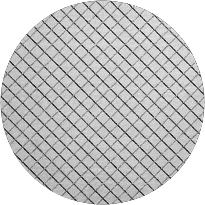 Premium Machine Washable Uran AMF140 Gray Rug, Rectangle 9' x 12'