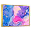 «Blue and Pink Abstract», reproduction d'art sur toile-67387549-67387559
