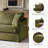 Wimberly 80.5" Farmhouse Upholstered Slipcovered Sofa-661543984