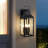 4-Light 23 In. Black Outdoor Wall Light Fixture, Waterproof Wall Lantern Sconce Farmhouse Hardwired Wall Mounted Front Door Porch Light-2064201025