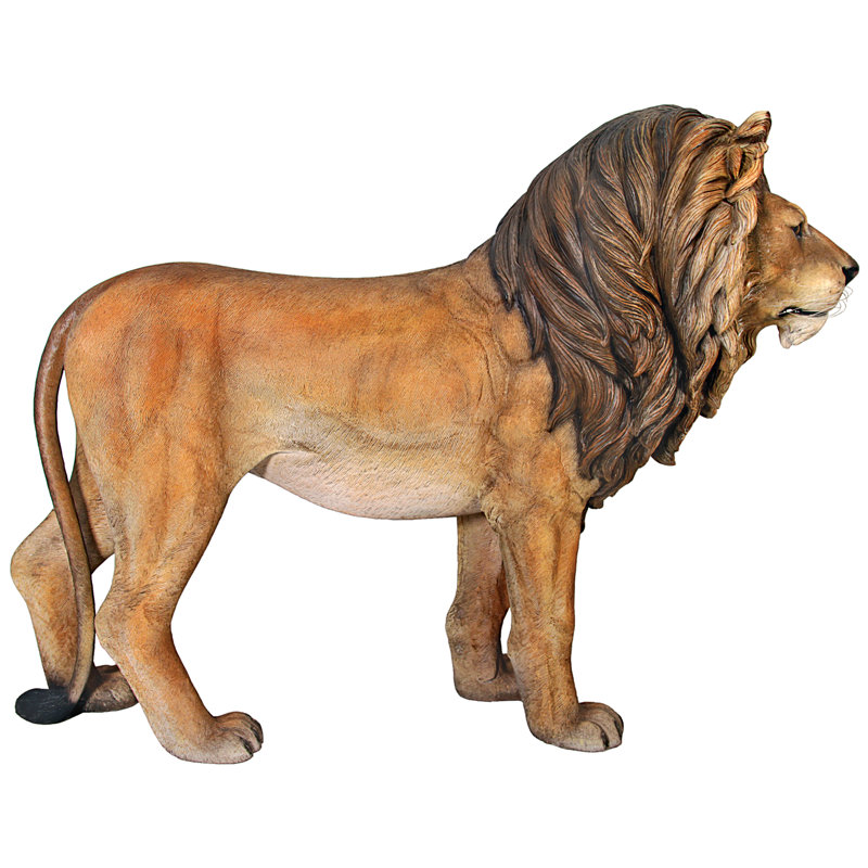 Sculpture grandeur nature du roi des Lions