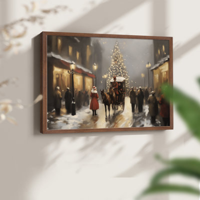 Art de Noël - CMXVII - Reproduction encadrée - Restickable