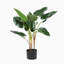 Plante artificielle verte Monstera vert avec pot en plastique noir