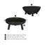Round Steel Wood Burning Smokeless Fire Pit