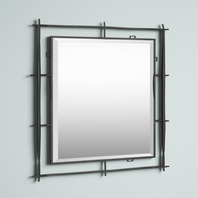 Braxton Metal Rectangle Wall Mirror