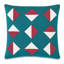 Kaleidoscope Geometric Square Indoor / Outdoor Pillow Cover & Insert