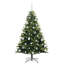 Artificial Hinged Christmas Tree 150 LEDs Green-655661764-655661768