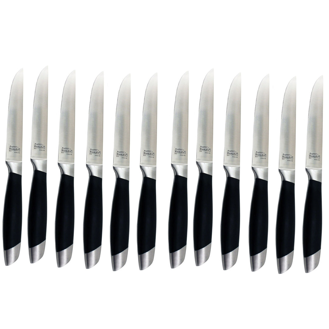 BergHOFF Essentials Geminis 12Pc Stainless Steel Steak Knife Set, 12" BergHOFF