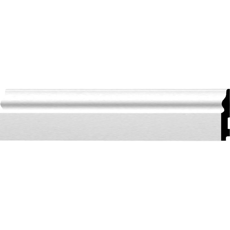 Architectural Primed Gray Polyurethane Baseboard Moulding