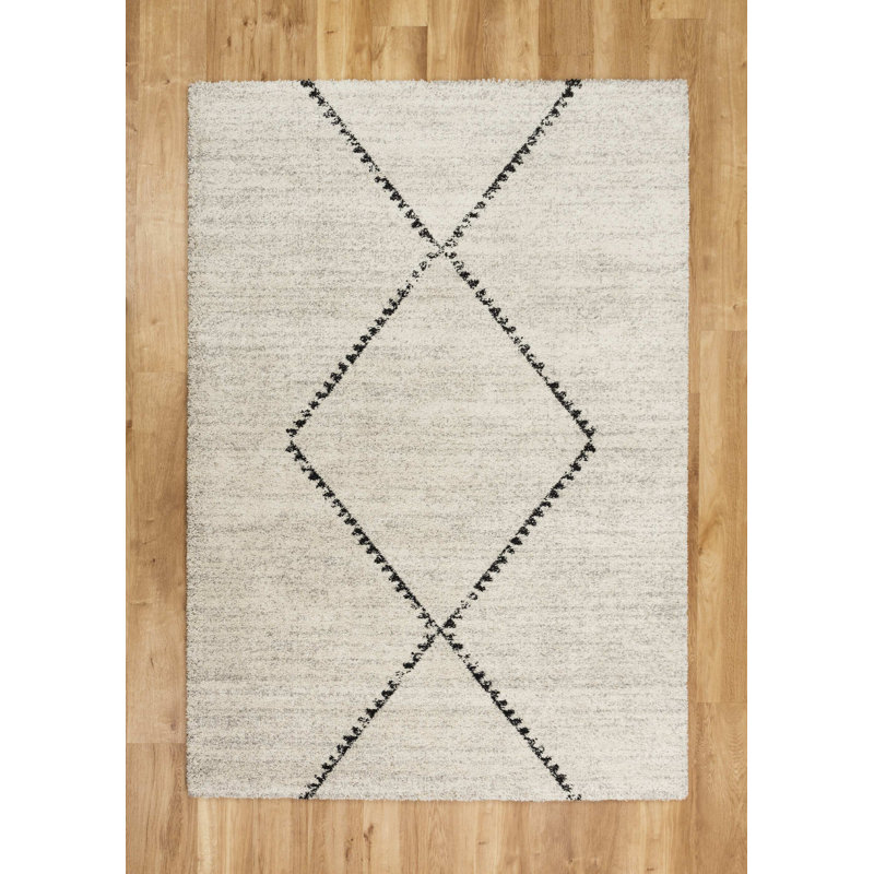 Anouk Geometric Area Rug, Rectangle 80 x 150cm