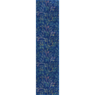 Tapis contemporain multicolore Nin