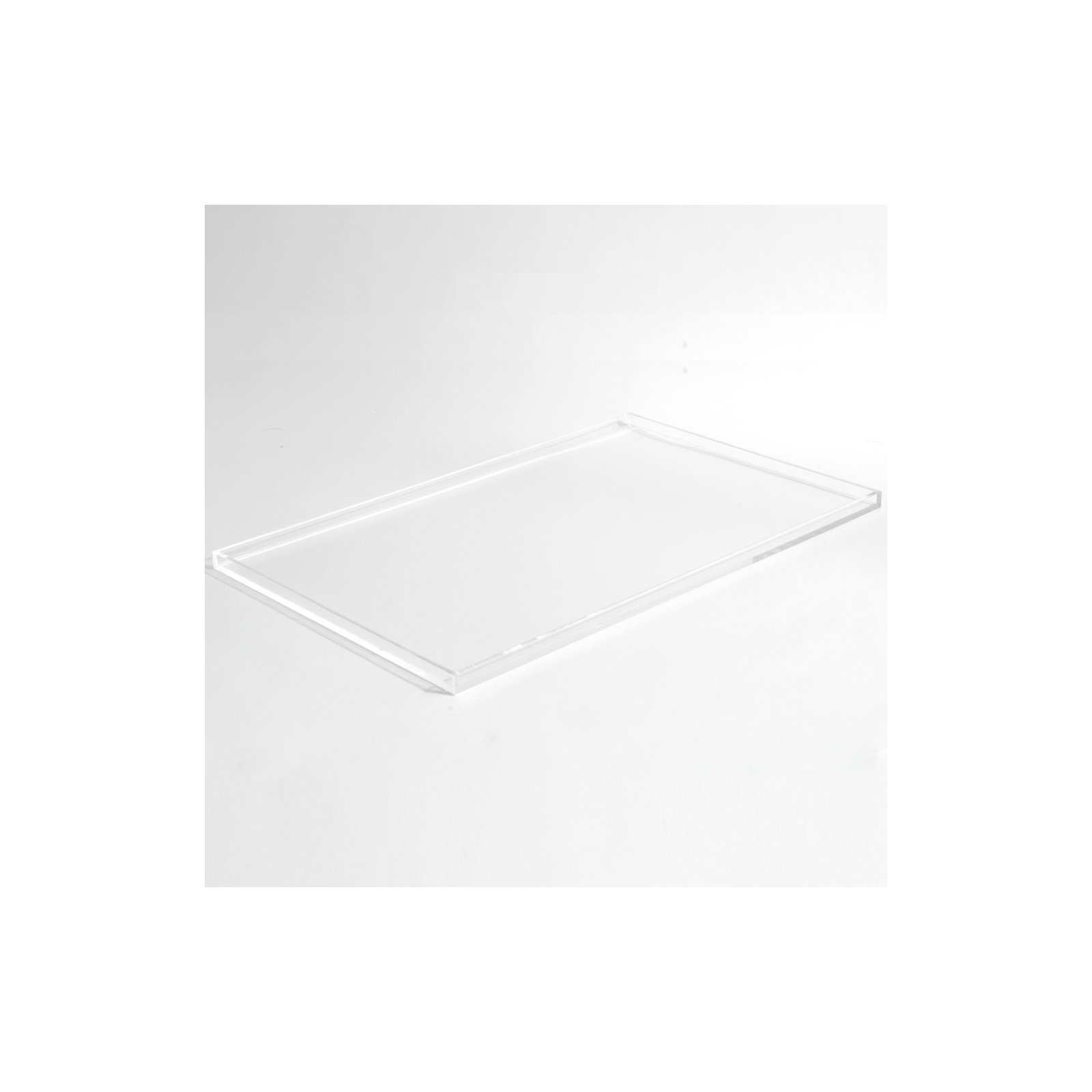 Clear Overflow Feeding Tray, Large