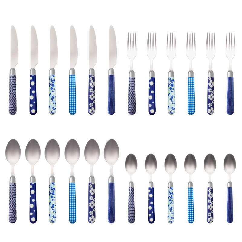 Mccutchen 24 Piece 18/10 Stainless Steel Cutlery Set, Service for 6