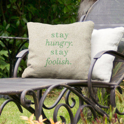 Coussin décoratif intérieur / extérieur Stay affamé