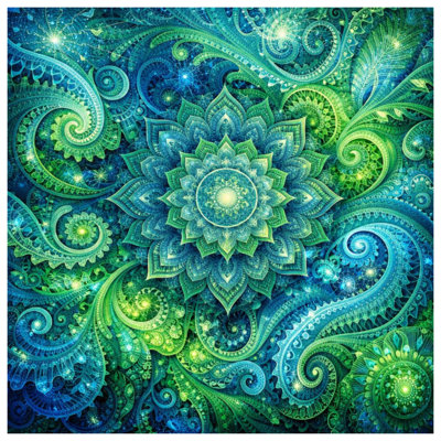 Toile tendue complexe Mandala