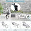 Chaise longue d'extérieur en métal Wetumka-1452105425