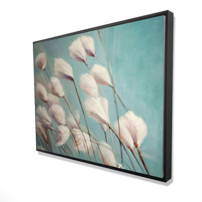" Cotton Grass Flowers In The Wind "