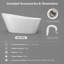 Baignoire de trempage profonde 55 po-126748414