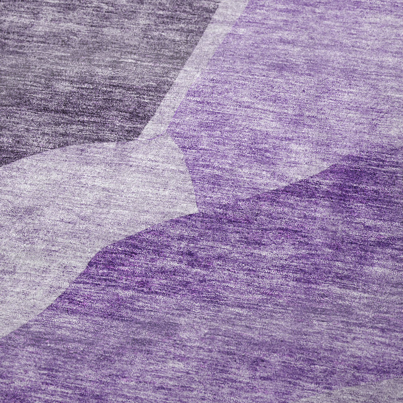 Jeté en sherpa Addison Sherpa ASB665, Aubergine