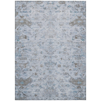 Machine Washable Indoor/Outdoor Chantille ACN2322 Global Rug