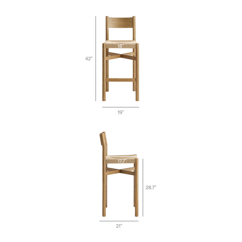 Ensemble de table de bar en chêne vieilli 3 pièces Alvia, Weathered Oak