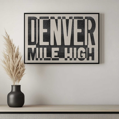 «Denver Mile High» par Deny Designs, reproduction d'art
