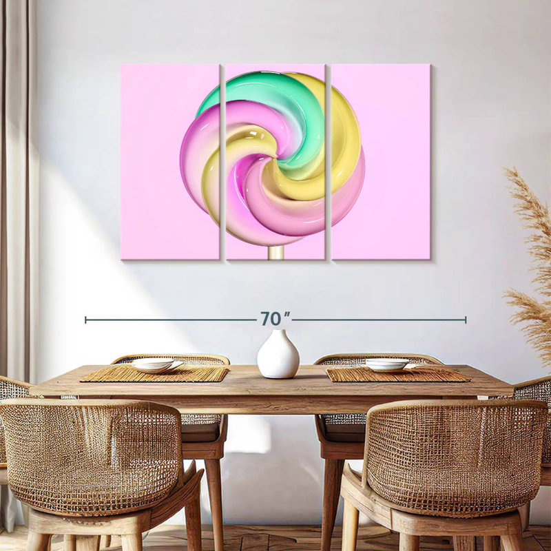 Pastel Pinwheel Lollipop