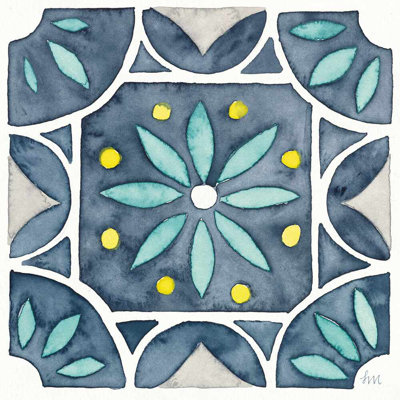 «Garden Getaway Tile», bleu